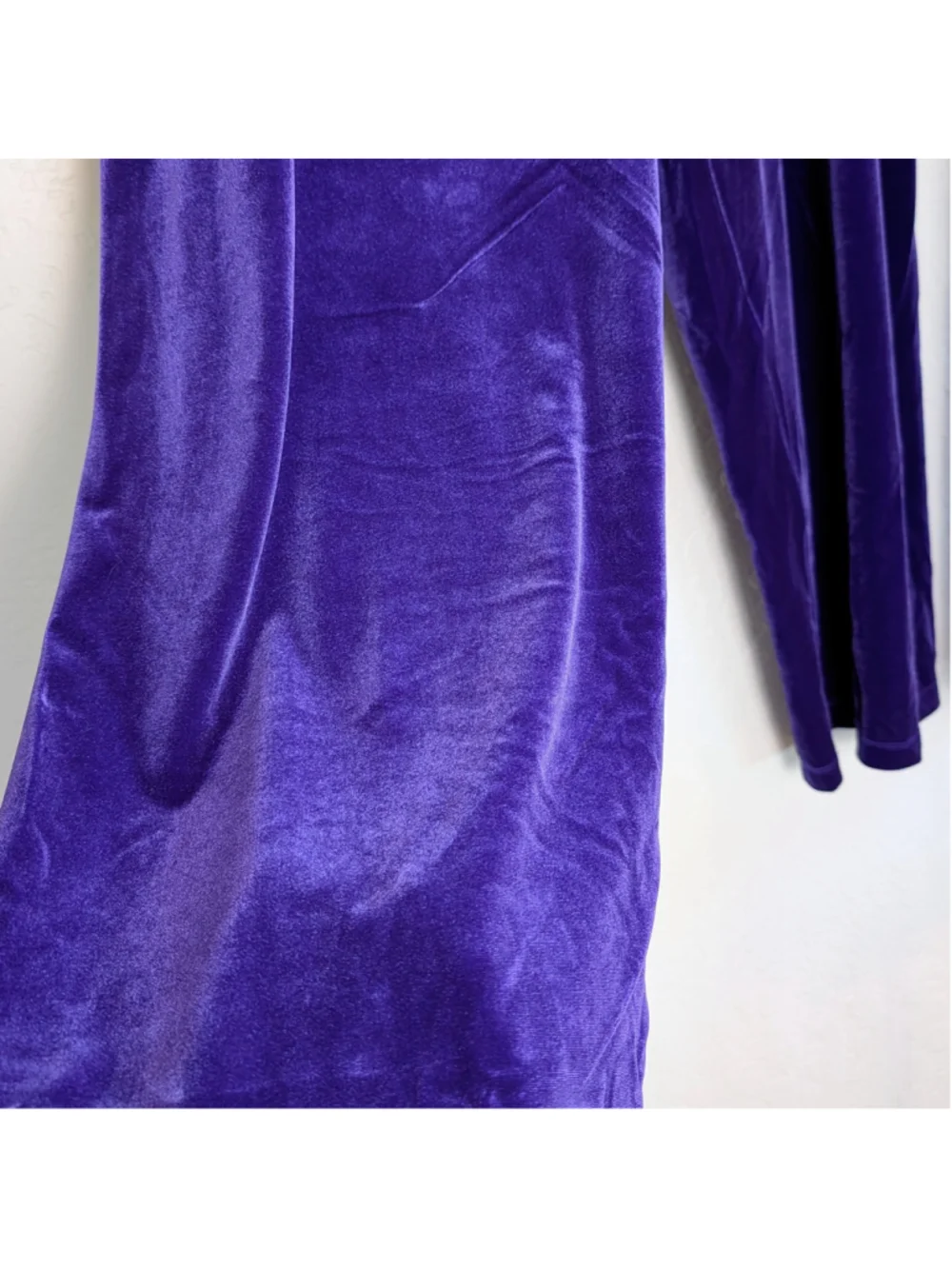 Draper’s & Damon’s Petite XL Purple Velour Lounge Set Y2K Ribbed Top Pants